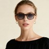 Occhiali da Sole Rettangolari da Donna in Acetato - FE-A108 | Foureyes Collection