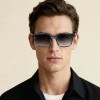 Occhiali da Sole Rettangolari da Uomo in Acetato - FE-A108 | Foureyes Collection