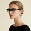 Occhiali da Sole Rettangolari da Donna in Acetato - FE-A110 | Foureyes Collection