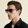 Occhiali da Sole Rettangolari da Uomo in Acetato - FE-A111 | Foureyes Collection