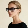 Occhiali da Sole Rettangolari da Donna in Acetato - FE-A113 | Foureyes Collection