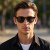 Occhiali da Sole Rettangolari da Uomo in Acetato - FE-A114 | Foureyes Collection