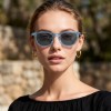 Occhiali da Sole Rettangolari da Donna in Acetato - FE-A114 | Foureyes Collection