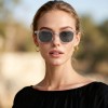 Occhiali da Sole Rettangolari da Donna in Acetato - FE-A114 | Foureyes Collection