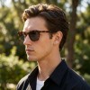 Occhiali da Sole Tondi da Uomo in Acetato - FE-A115 | Foureyes Collection