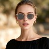 Occhiali da Sole Tondi da Donna in Acetato - FE-A115 | Foureyes Collection