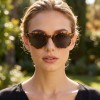 Occhiali da Sole Tondi da Donna in Acetato - FE-A116 | Foureyes Collection