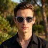 Occhiali da Sole Tondi da Uomo in Acetato - FE-A116 | Foureyes Collection