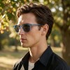 Occhiali da Sole Tondi da Uomo in Acetato - FE-A116 | Foureyes Collection