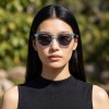 Occhiali da Sole Tondi da Donna in Acetato - FE-A118 | Foureyes Collection