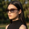 Occhiali da Sole Quadrati Arrotondati da Donna in Acetato - FE-A121 | Foureyes Collection
