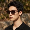 Occhiali da Sole Quadrati Arrotondati da Uomo in Acetato - FE-A121 | Foureyes Collection