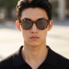 Occhiali da Sole Quadrati Arrotondati da Uomo in Acetato - FE-A121 | Foureyes Collection