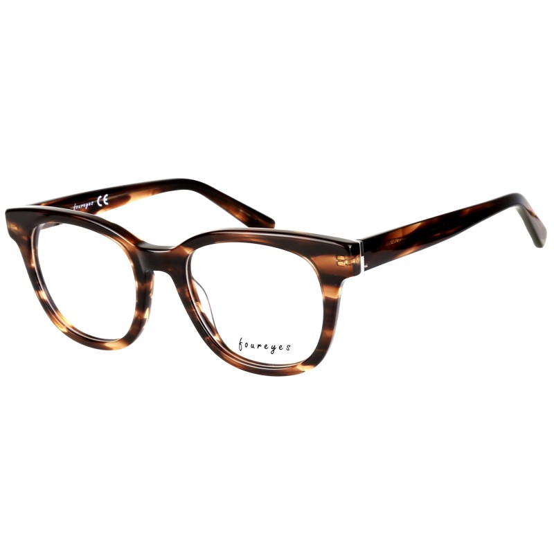 Occhiali Quadrati Arrotondati da Donna in Acetato - FE-A121 | Foureyes Collection