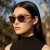 Occhiali da Sole Quadrati Arrotondati da Donna in Acetato - FE-A121 | Foureyes Collection