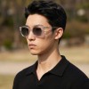 Occhiali da Sole Quadrati Arrotondati da Uomo in Acetato - FE-A121 | Foureyes Collection