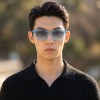 Occhiali da Sole Quadrati Arrotondati da Uomo in Acetato - FE-A121 | Foureyes Collection