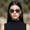 Occhiali da Sole Quadrati Arrotondati da Donna in Acetato - FE-A121 | Foureyes Collection