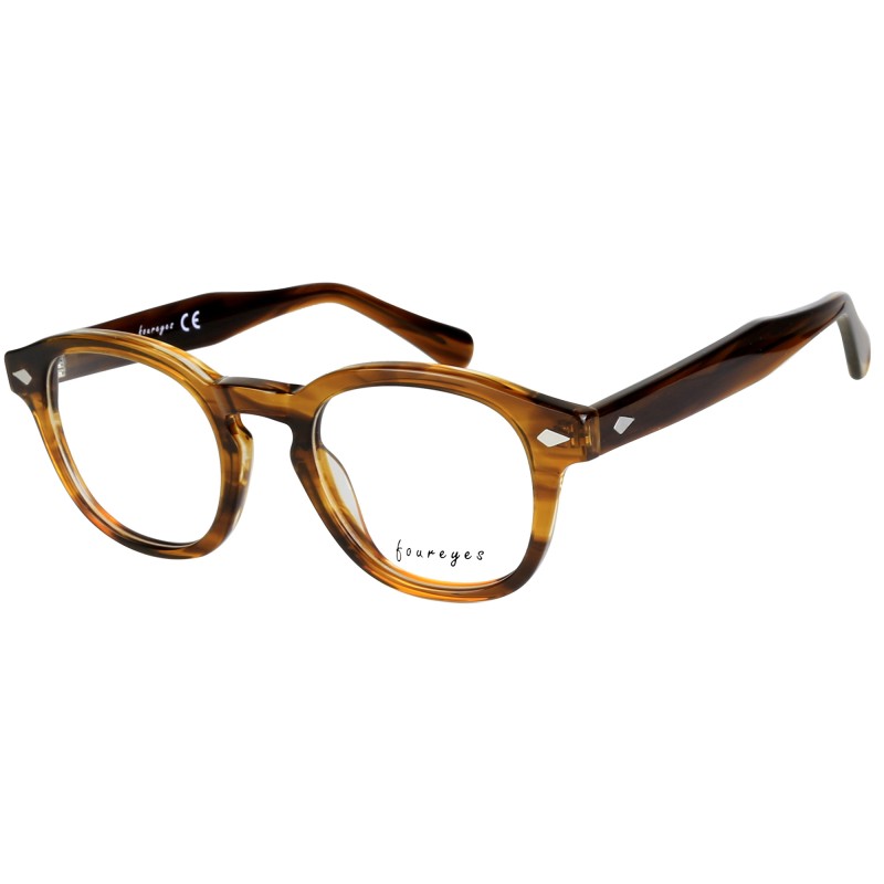 Occhiali Tondi da Uomo in Acetato - FE-A122 | Foureyes Collection