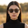 Occhiali da Sole Tondi da Donna in Acetato - FE-A122 | Foureyes Collection