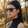 Occhiali da Sole Rettangolari da Donna in Acetato - FE-A125 | Foureyes Collection