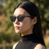 Occhiali da Sole Rettangolari da Donna in Acetato - FE-A127 | Foureyes Collection