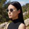 Occhiali da Sole Tondi da Donna in Acetato - FE-A128 | Foureyes Collectio