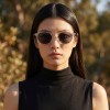 Occhiali da Sole Tondi da Donna in Acetato - FE-A128 | Foureyes Collectio