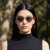 Occhiali da Sole Tondi da Donna in Acetato - FE-A128 | Foureyes Collectio