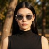 Occhiali da Sole Rettangolari da Donna in Acetato - FE-A129 | Foureyes Collection