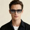 Occhiali da Sole Rettangolari da Uomo in Acetato - FE-A132 | Foureyes Collection