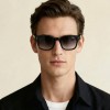 Occhiali da Sole Rettangolari da Uomo in Acetato - FE-A133 | Foureyes Collection