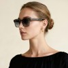 Occhiali da Sole Rettangolari da Donna in Acetato - FE-A133 | Foureyes Collection
