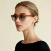Occhiali da Sole Rettangolari da Donna in Acetato - FE-A133 | Foureyes Collection