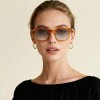 Occhiali da Sole Rettangolari da Donna in Acetato - FE-A133 | Foureyes Collection