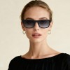 Occhiali da Sole Rettangolari da Donna in Acetato - FE-A135-1 | Foureyes Collection