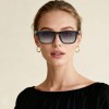 Occhiali da Sole Rettangolari da Donna in Acetato - FE-A138 | Foureyes Collection