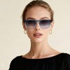 Occhiali da Sole Rettangolari da Donna in Acetato - FE-A138 | Foureyes Collection