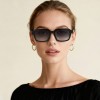 Occhiali da Sole Rettangolari da Donna in Acetato - FE-A141 | Foureyes Collection