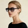 Occhiali da Sole Rettangolari da Donna in Acetato - FE-A141 | Foureyes Collection