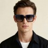 Occhiali da Sole Quadrati Oversize da Uomo in Acetato - FE-A143 | Foureyes Collection