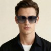 Occhiali da Sole Quadrati Oversize da Uomo in Acetato - FE-A143 | Foureyes Collection