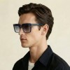 Occhiali da Sole Quadrati Oversize da Uomo in Acetato - FE-A143 | Foureyes Collection