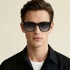 Occhiali da Sole Rettangolari da Uomo in Acetato - FE-A144 | Foureyes Collection