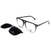 Occhiali da Vista Rettangolari con Clip Tartarugato Sfumato da Donna - FE-CA701 | Foureyes Collection