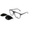 Occhiali da Vista Rettangolari con Clip Tartarugato Sfumato da Donna - FE-CA701 | Foureyes Collection