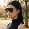 Occhiali da Vista Rettangolari con Clip Tartarugato Sfumato da Donna - FE-CA701 | Foureyes Collection