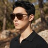 Occhiali da Vista Rettangolari con Clip Neri da Uomo - FE-CA701 | Foureyes Collection