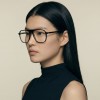 Occhiali da Vista Rettangolari con Clip Tartarugati da Donna - FE-CA702 | Foureyes Collection