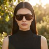 Occhiali da Vista Rettangolari con Clip Tartarugati da Donna - FE-CA702 | Foureyes Collection